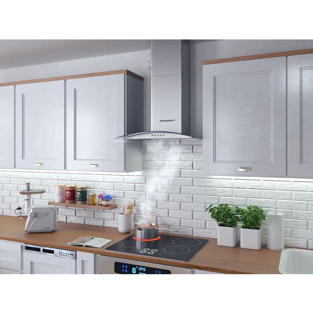 Berdsen BT-202 kuhinjska napa s dimnjakom od 60 cm slika 7
