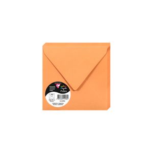 Clairefontaine kuverte Pollen 140x140mm 120gr orange1/20