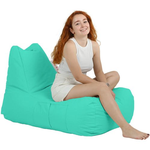 Atelier Del Sofa Vreća za sjedenje, Trendy Comfort Bed Pouf - Turquoise slika 8