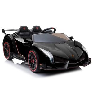 Licencirani auto na akumulator Lamborghini Veneno 4x4 + MP4 - crni