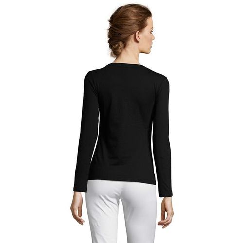 MAJESTIC ženska majica sa dugim rukavima - Crna, S  slika 4