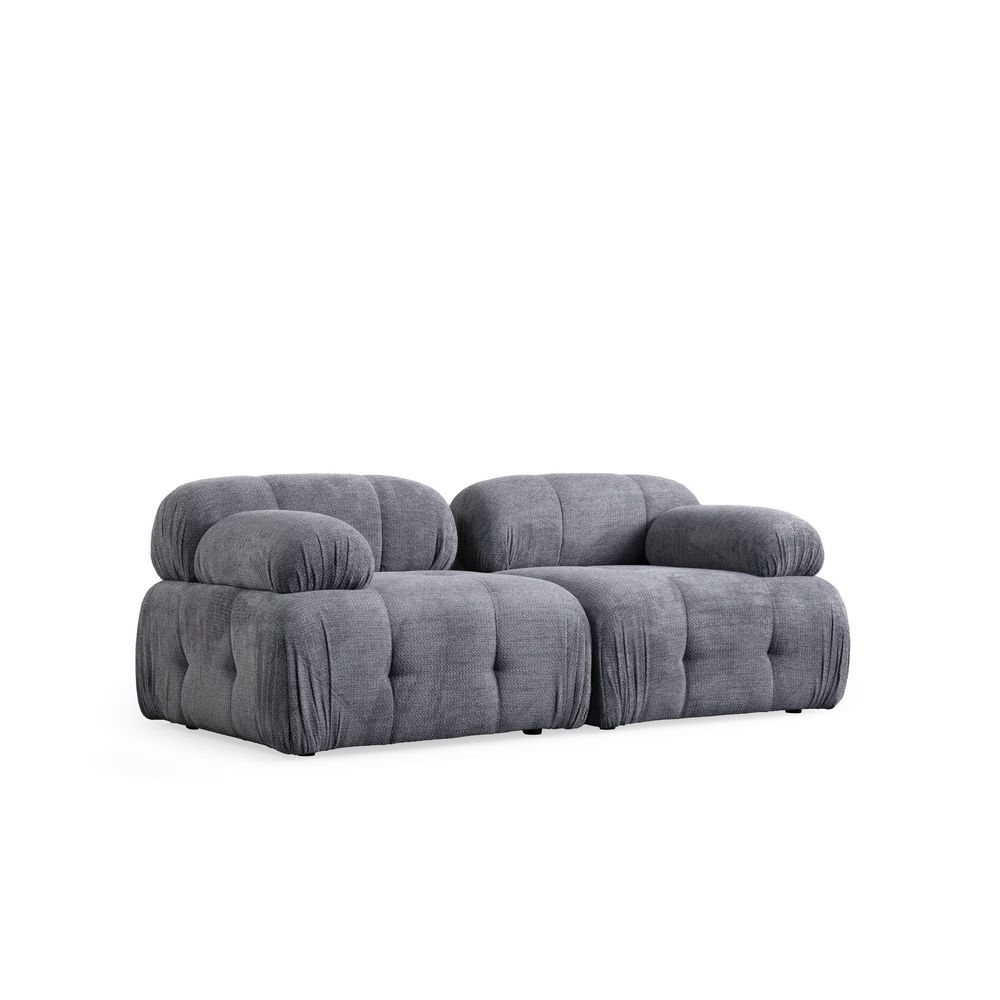 Petite 2 - Siva Dvosjed Sofa slika 2