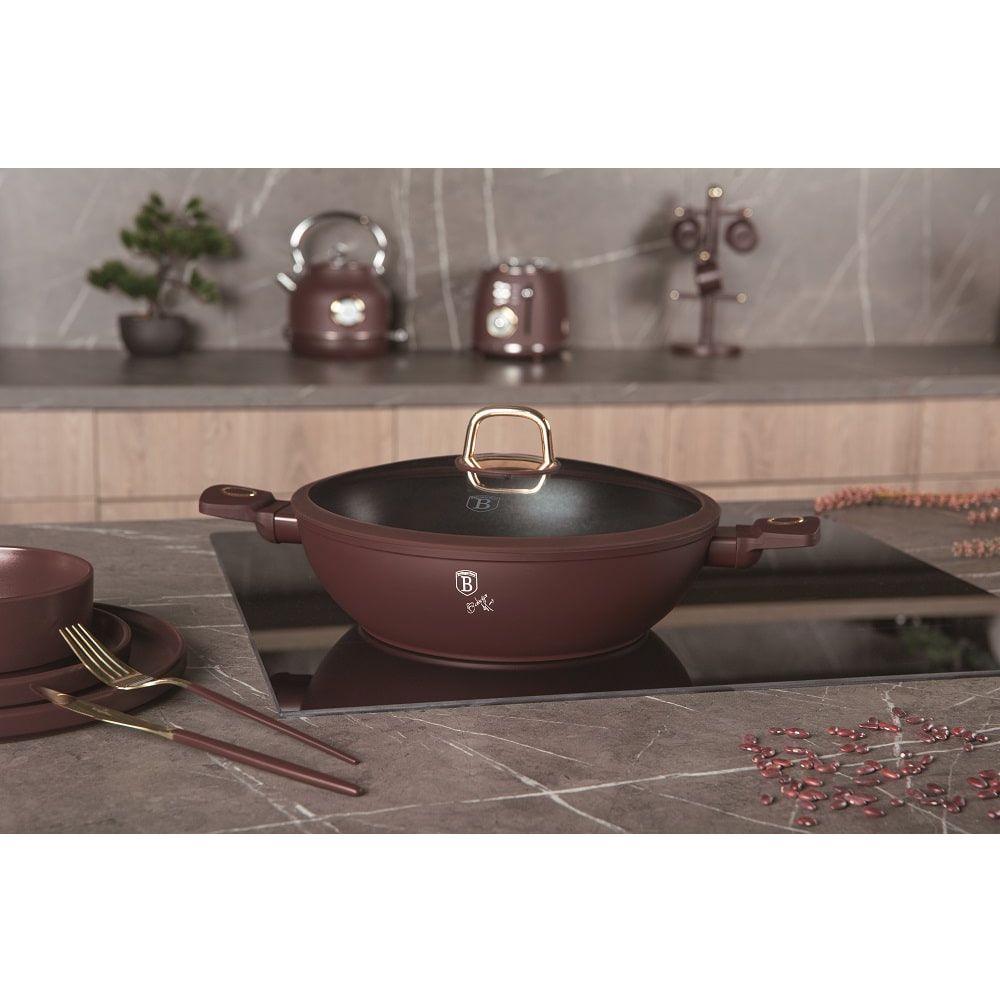 Berlingerhaus - Wok Tava s poklopcem Leonardo BH-8035 30cm slika 2