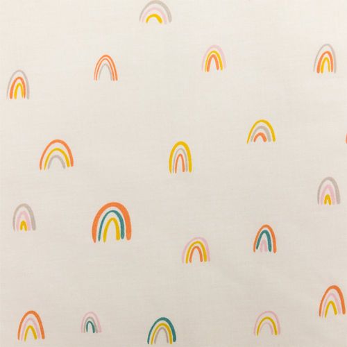 Fillikid navlaka za posteljinu 2 dijela 100x140 cm Rainbows beige slika 2