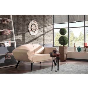 Atelier Del Sofa Dvosjed na razvlačenje, Krem, Genzo - Cream