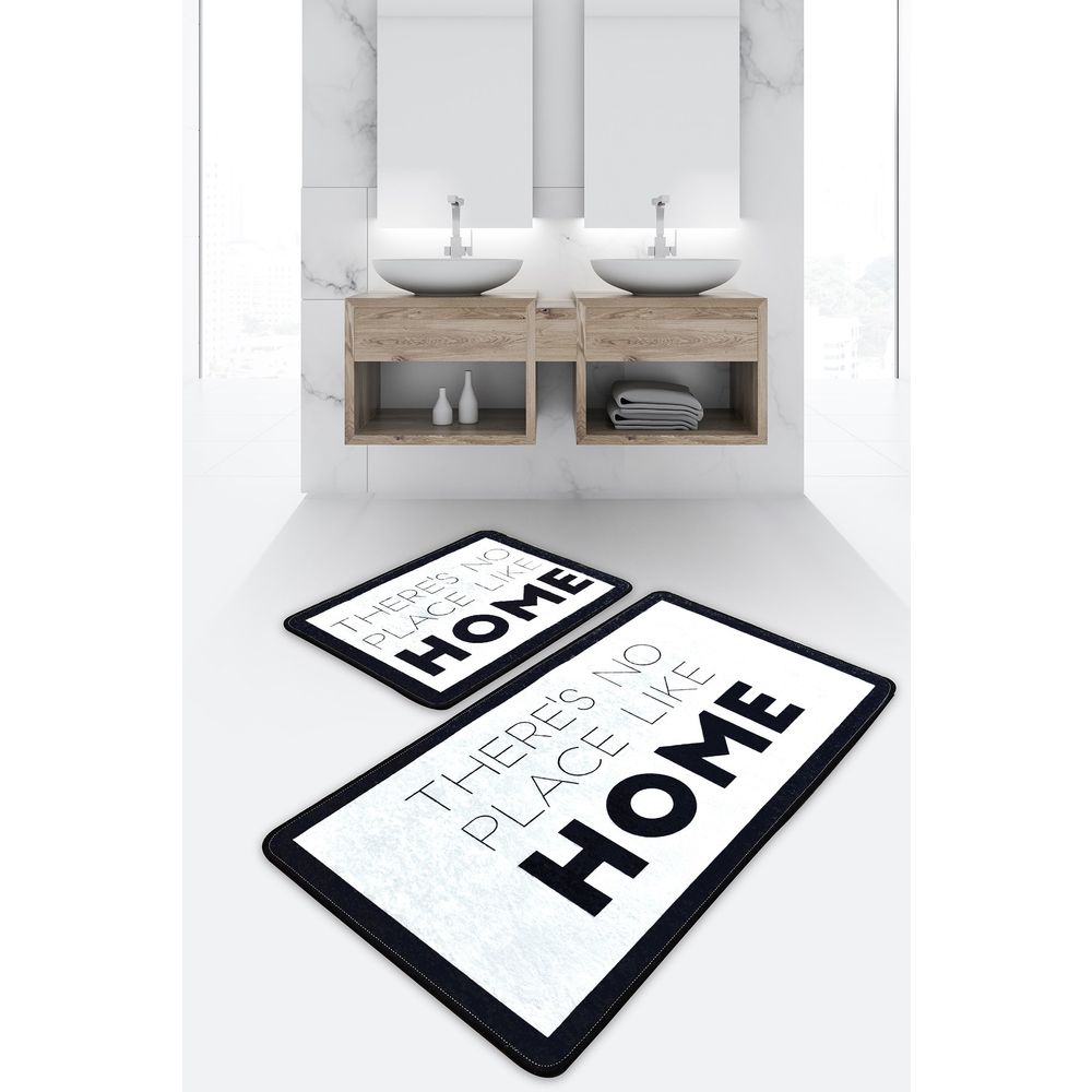 Set Kupatilskih Prostirki Like Home, Višebojni (2 Komada) slika 1