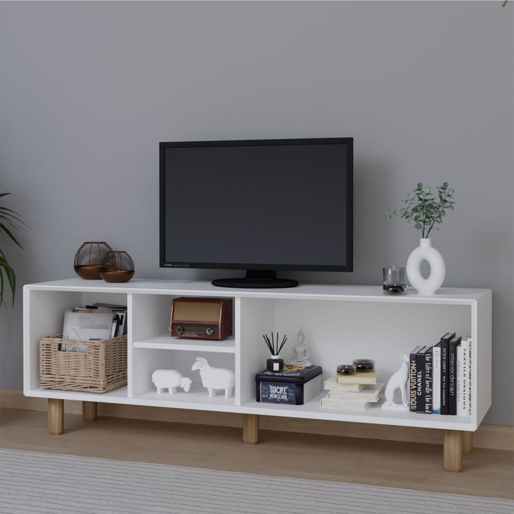 TV Stalak Bohemian 1600-70, bijele boje slika 4