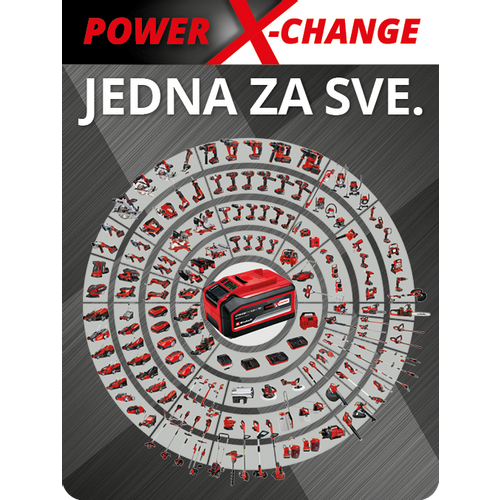 EINHELL Expert aku udarna bušilica u setu Power X-Change TE-CD 18/40 Li BL (2x20 Ah) slika 6