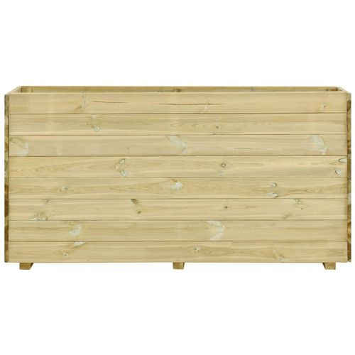 Vrtna sadilica s dnom 150 x 50 x 75 cm od impregnirane borovine slika 4