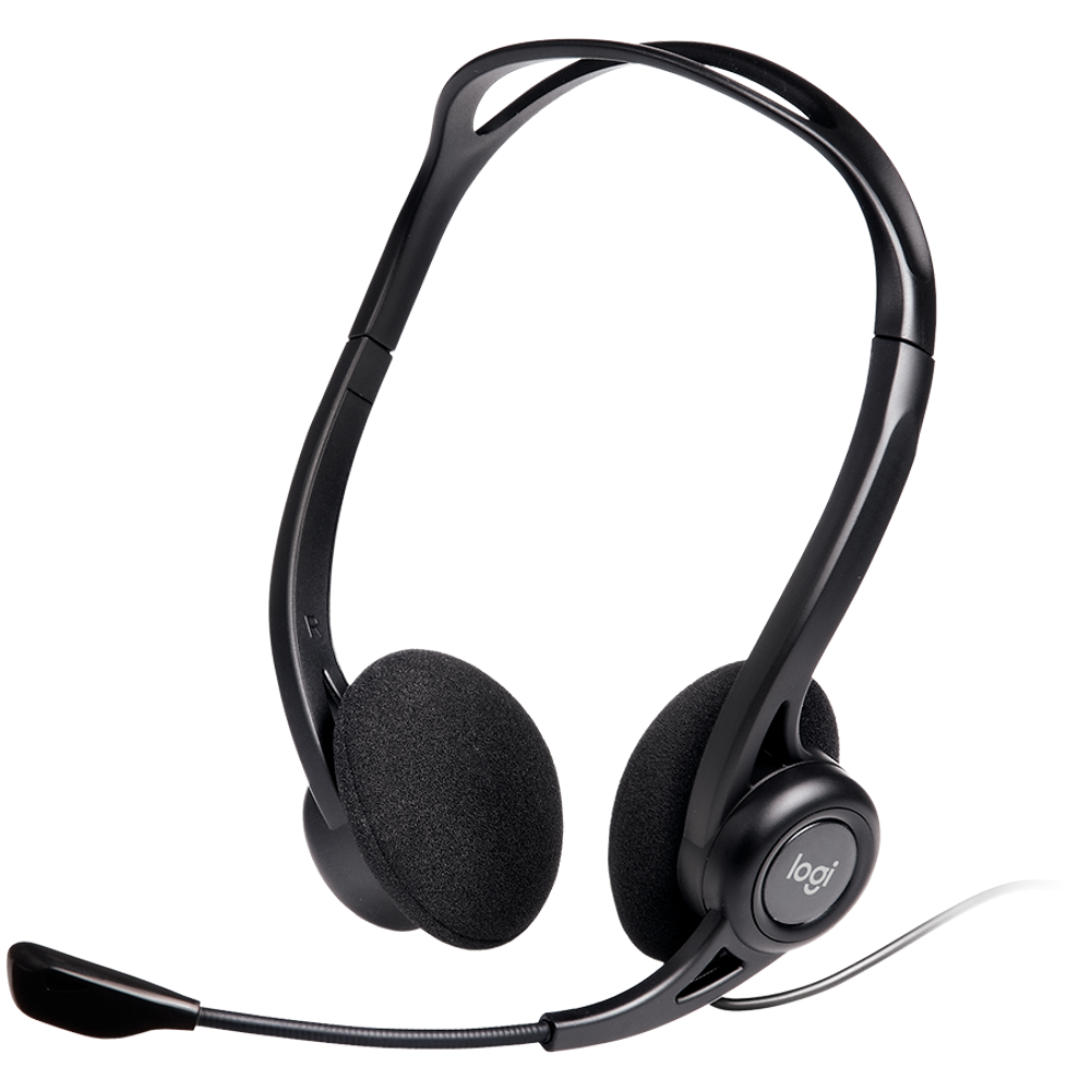 LOGITECH PC960 Žičane Stereo Slušalice Crne - USB slika 1