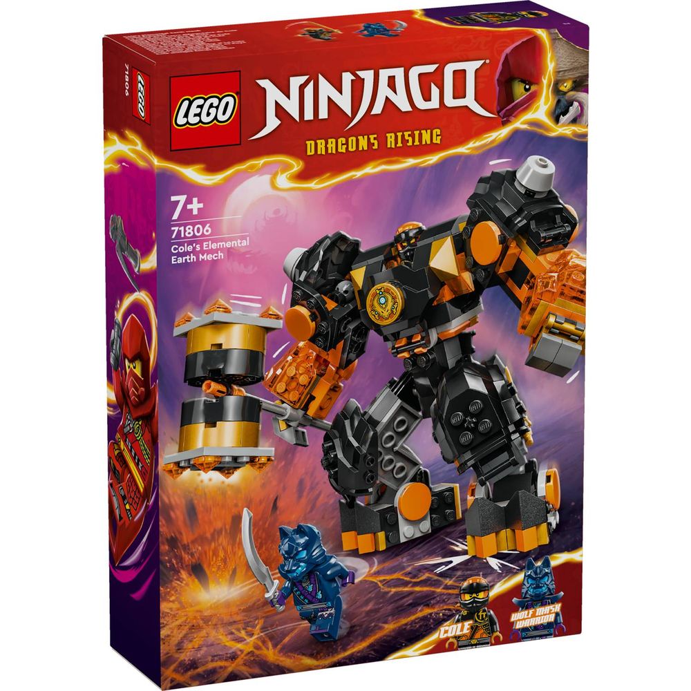 LEGO 71806 Cole's Elemental Earth Mech slika 1