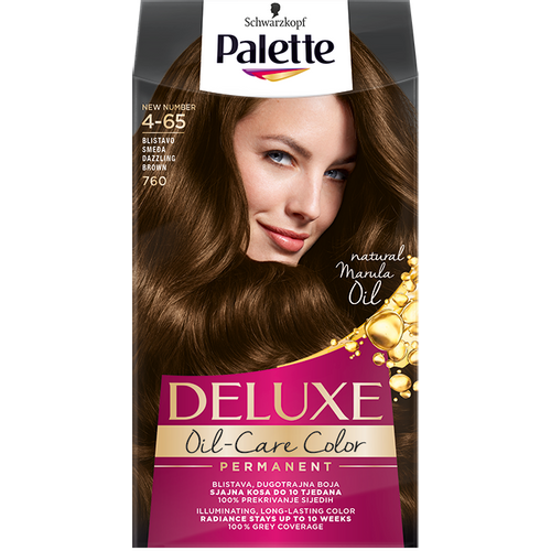 PALETTE DELUXE boja za kosu 4-65 (760) Blistavo smeđa slika 1
