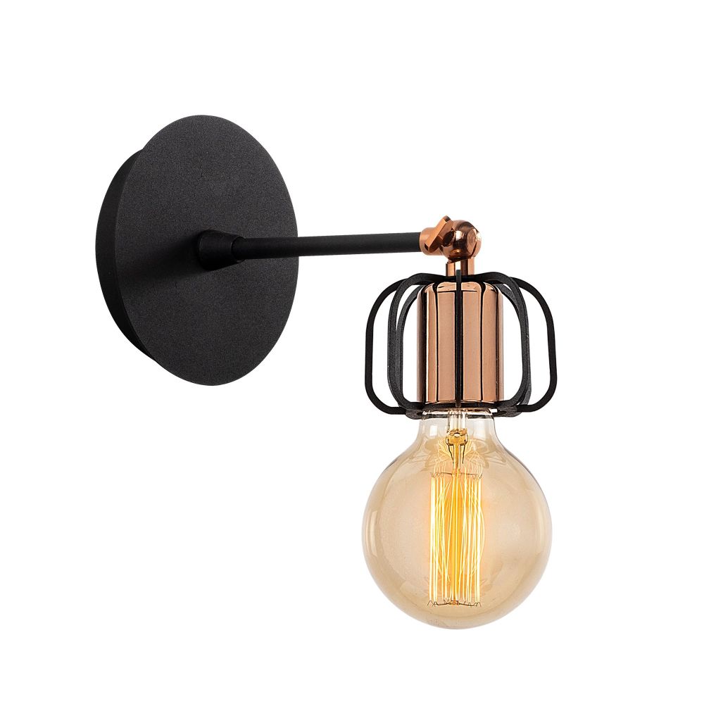 Demre - N-1206 Crna Zidna Lampa slika 5