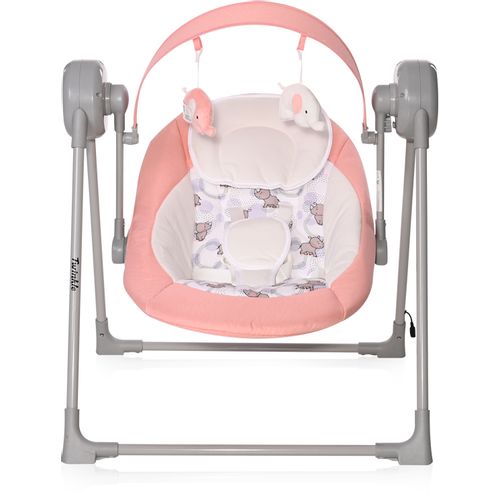 LORELLI TWINKLE Njihalica za bebe Pink Rhino slika 3