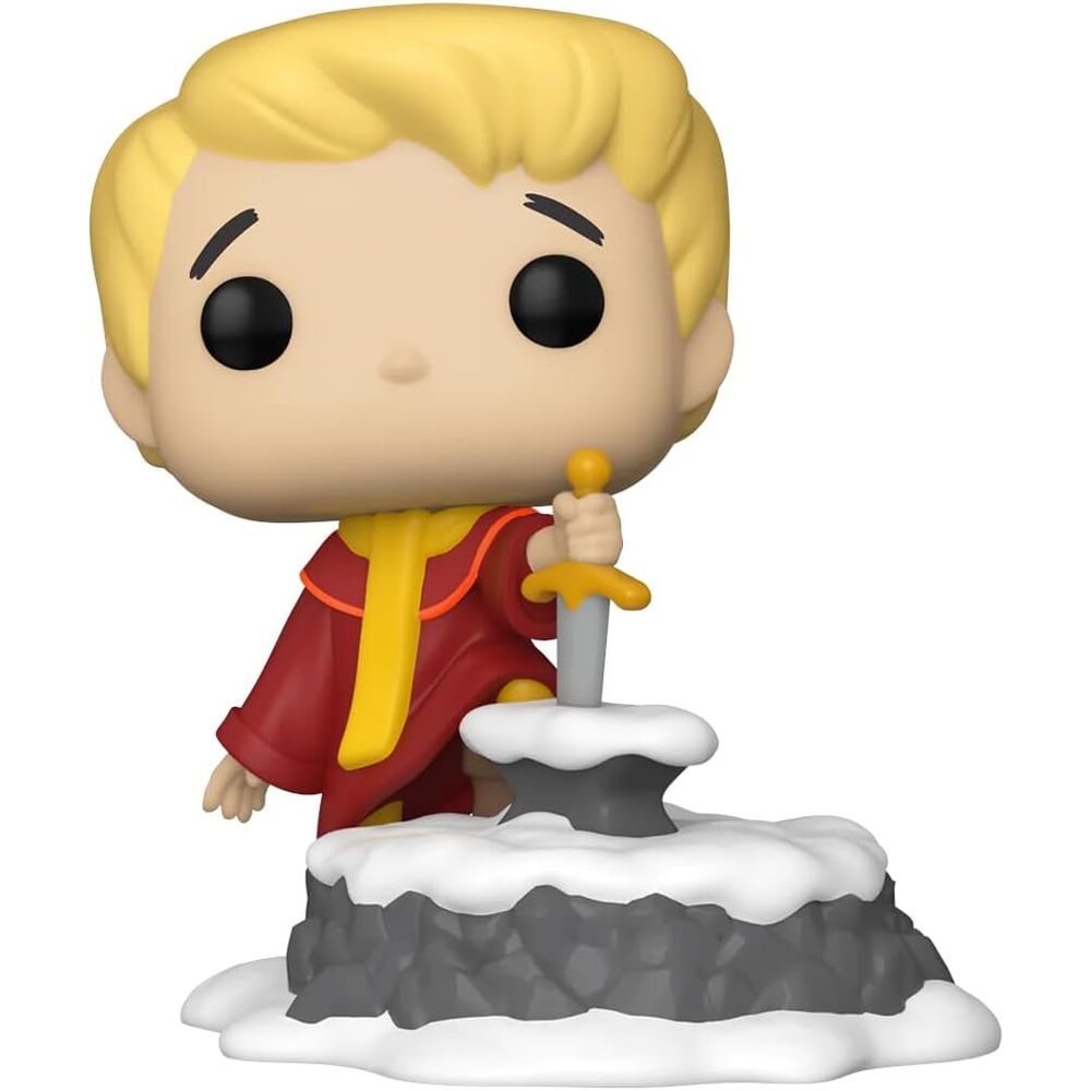 Ekskluzivna Funko POP figura Deluxe Disney Mač u Kamenu: Arthur izvlači Excalibur slika 4