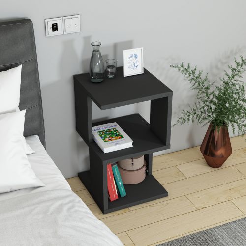 Salvıa - Anthracite Anthracite Nightstand slika 2