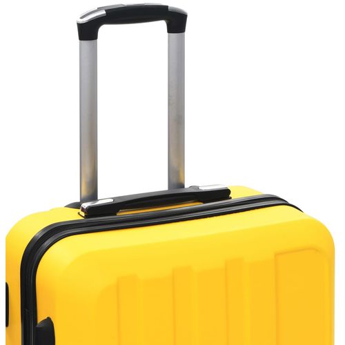 3-dijelni set čvrstih kovčega žuti ABS slika 15