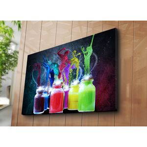 70100C-031 Multicolor Decorative Canvas Painting