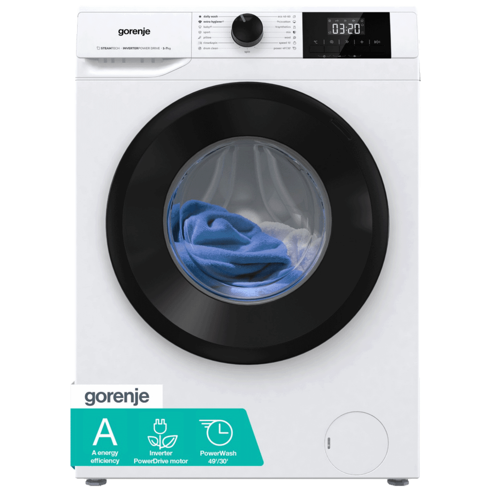 Gorenje Mašina za pranje veša W3NGPI74A3S, 7 kg / 1400 rpm slika 1