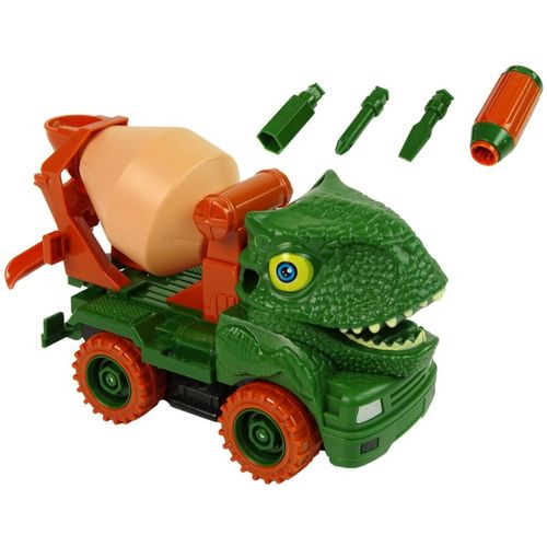 Dinosaur kamion za beton zeleni s dodacima slika 4