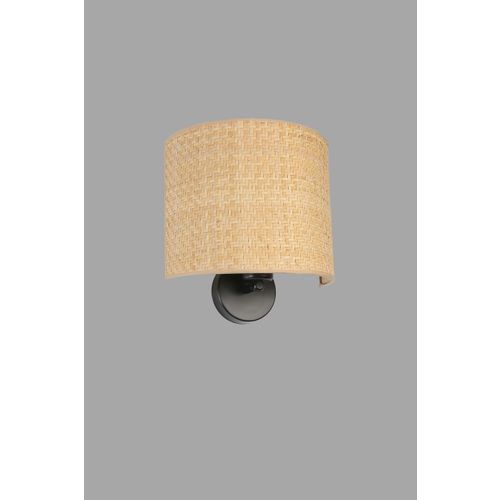 Hasır Rattan Abajurlu Oval Aplik Beige
Black Wall Lamp slika 4