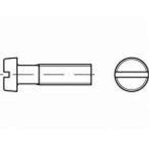 TOOLCRAFT TO-5451276 vijci s cilindričnom glavom M4 6 mm utor mjed 1000 St.