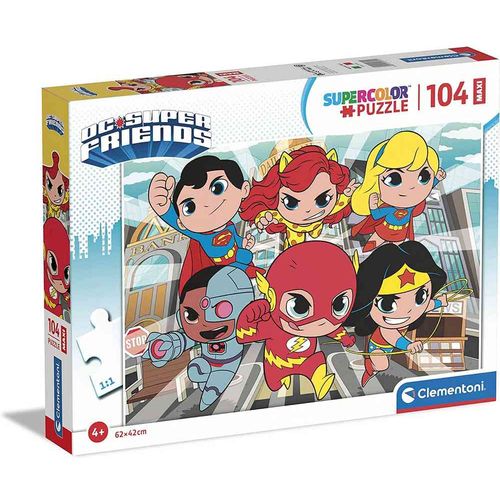 Clementoni Puzzle 104 Maxi Dc Comics slika 1