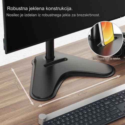 Stalak za monitor VonHaus za jedan monitor slika 4