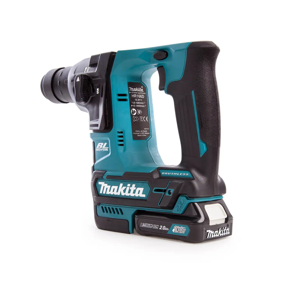 Makita - Akumulatorska bušilica čekić + SET PRIBORA SDS Plus HR166DWAE1 slika 7