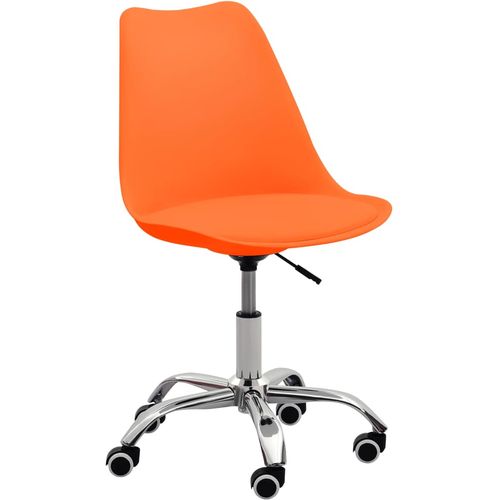 Uredske stolice od umjetne kože 2 kom narančaste slika 24