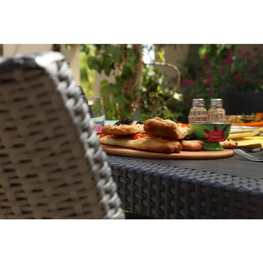 Keter vrtni sto Melody 161x95x75cm - sivi  slika 2