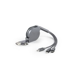 FLASH 6IN1,USB kabal za punjenje 6u1,sivi