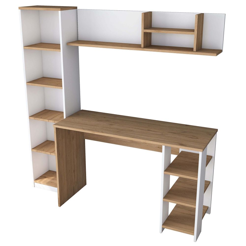 HA125 - 3428 Walnut White Radni Sto slika 5