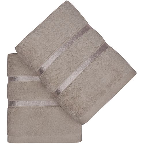 Dolce - Light Brown Light Brown Hand Towel Set (2 Pieces) slika 3