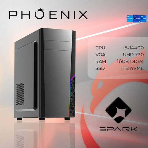 Phoenix računalo SPARK Y-232, Intel i5 14400, 16GB DDR4, NVME SSD 1TB slika 1