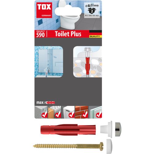Tox TOILET PLUS (2/1) set za montažu sanitarija slika 1