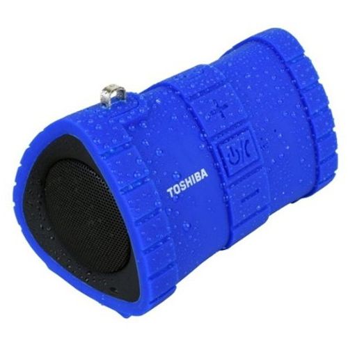 TOSHIBA zvučnik Bluetooth, vodootporni, 6W, Handsfree, baterija, plavi TY-WSP100 slika 1