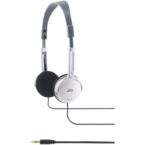 Slušalice JVC HA-L50WE, light weight, on-ear, 3.5mm, bijelo sive slika 1