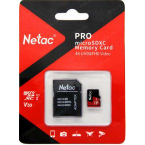 Netac Micro SDXC 128GB P500 Extreme Pro NT02P500PRO-128G-R + SD adapter