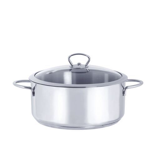 Metalac inox plitka posuda kulinaria 20cm/2,80l slika 1