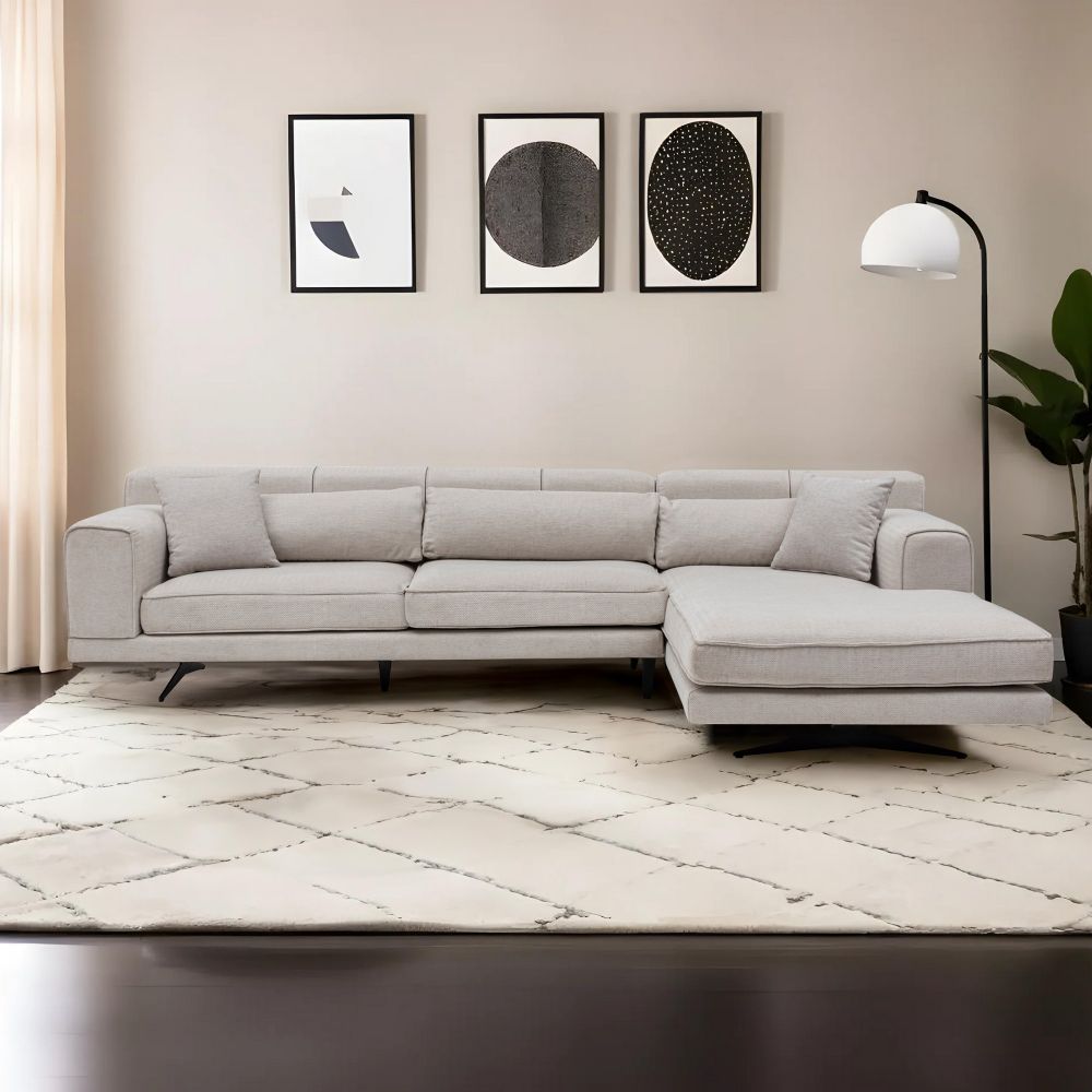 Jivago Corner Right (L2-Chl) - Bež Ugaona Sofa slika 6