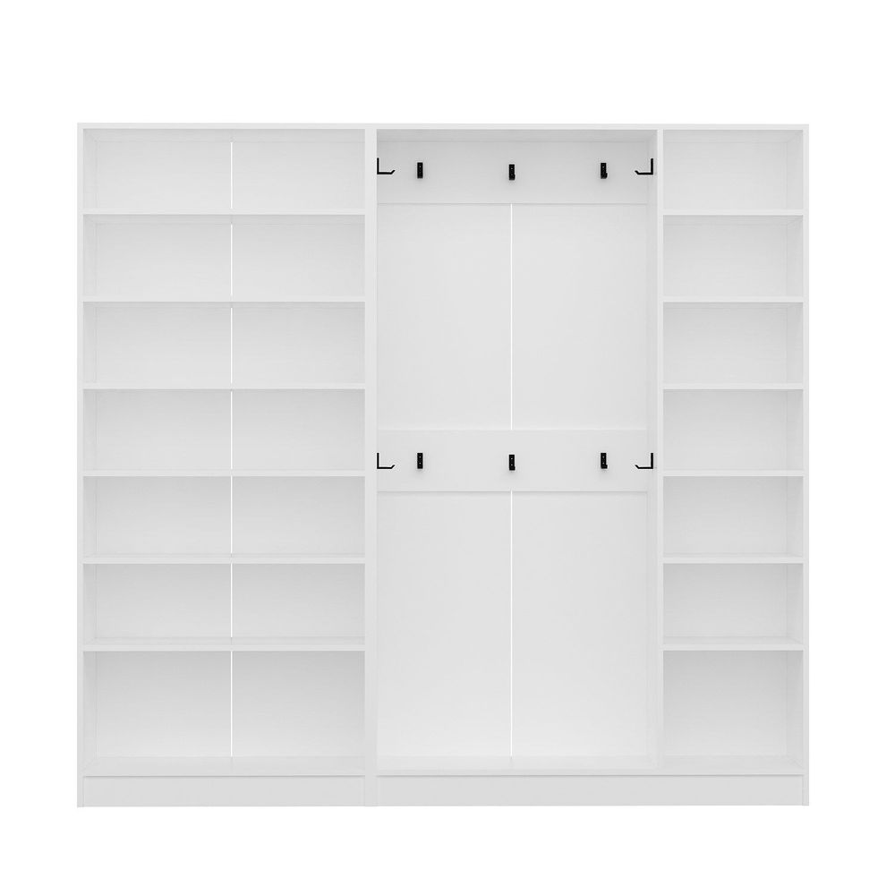 Hall Stand Kale - 8121 u bijeloj boji slika 1