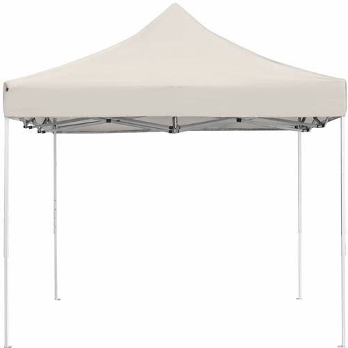 Profesionalni sklopivi šator za zabave aluminijski 4,5x3 m krem slika 11