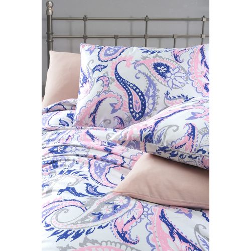 Visual White
Purple
Pink Ranforce Single Quilt Cover Set slika 2
