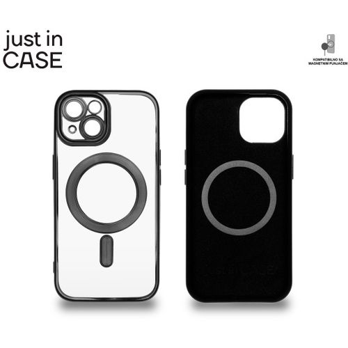 2u1 Extra case MAG MIX PLUS paket CRNI za iPhone 15 Plus slika 2