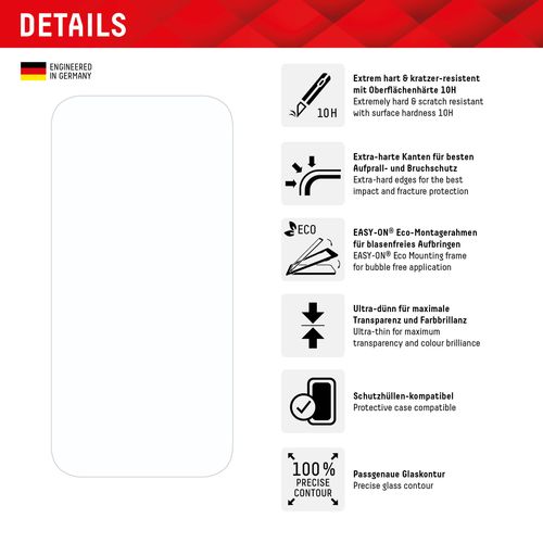 DISPLEX Zaštitno staklo + maskica  Real Glass 2D + Case za iPhone 15 Plus slika 2