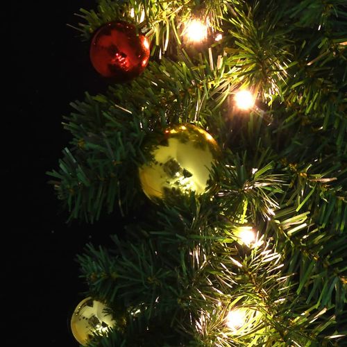 Božićna girlanda ukrašena kuglicama i LED žaruljama 20 m slika 27