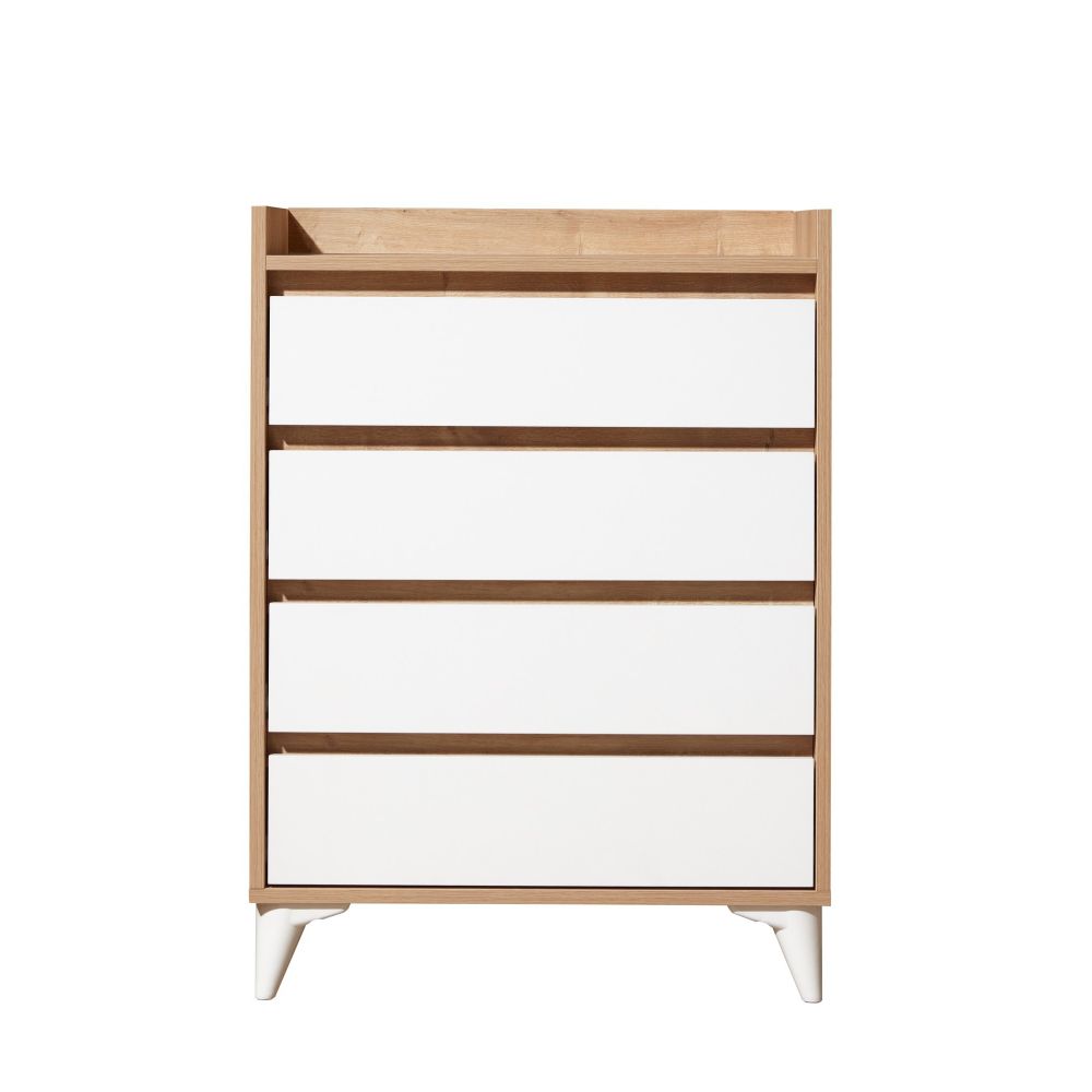 Ormar Tuvalle 040 Sapphire - boje: hrast, bijela slika 3