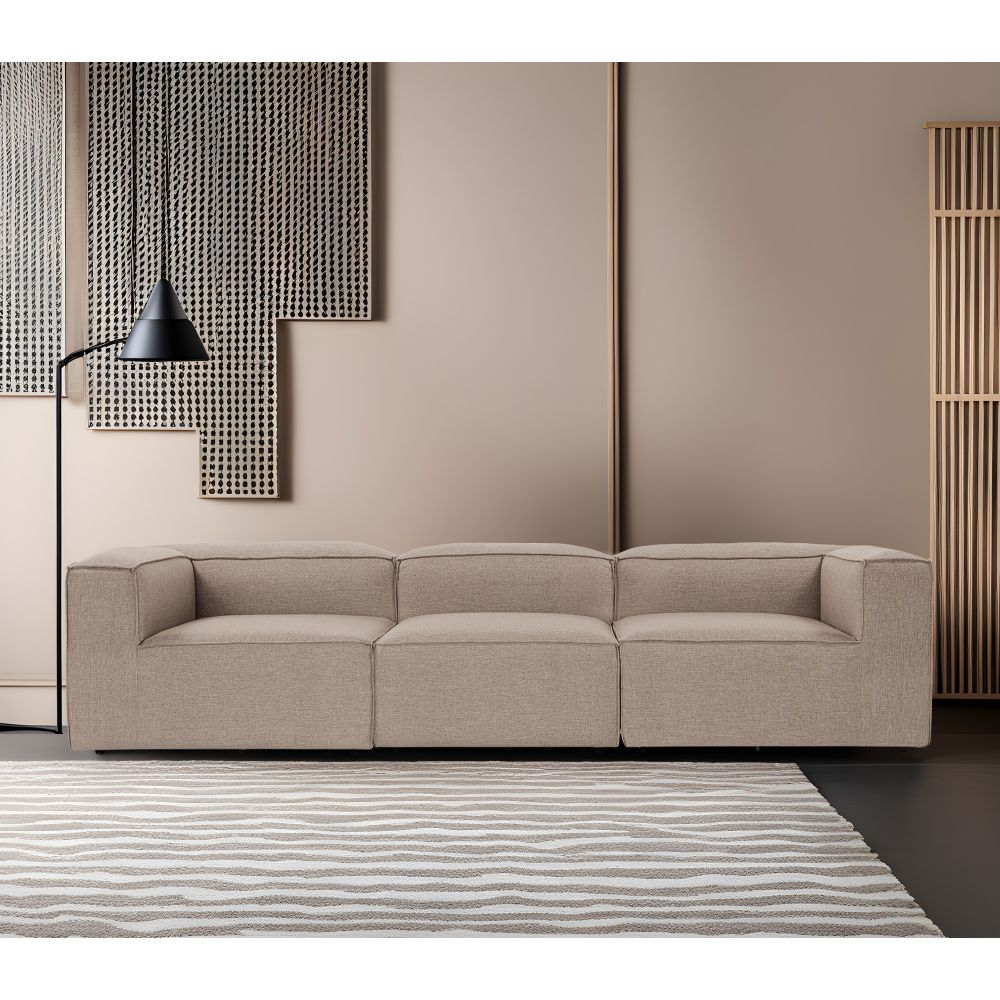 Fora 3 Seater - Trosjed u Boji Tamno Smeđe slika 2