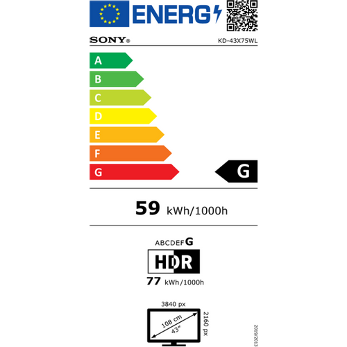 Sony TV KD43X75WLPAEP slika 3